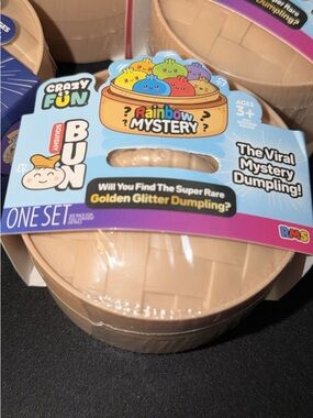 Crazy Fun Rainbow Mystery Squishy Bun - Beige